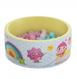 сухой бассейн ROMANA AIRPOOL ДМФ-МК-02.56.01 Малышарики (голубой)