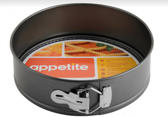 Форма для выпечки APPETITE SL4004 а/пр 24х7см круг разъем
