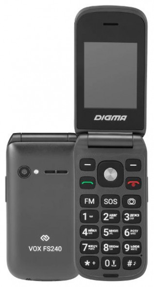 Телефон мобильный DIGMA Vox FS240 32Mb Gray (VT2074MM)