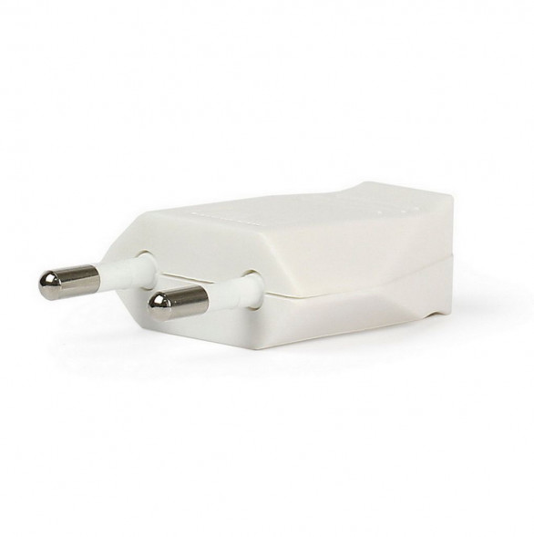 вилка SMARTBUY (SBE-2.5-P06-w) Вилка плоская белая 2,5А 250В