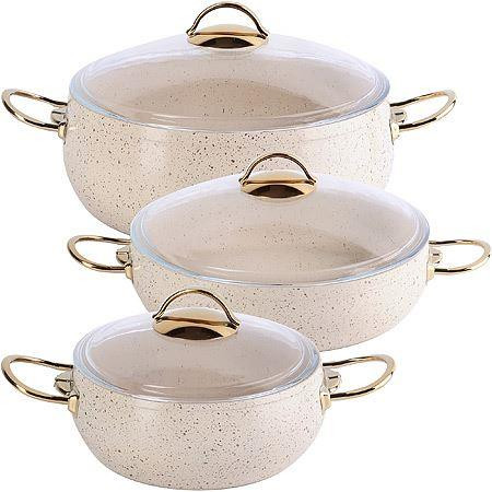 Набор посуды 3пр MAYER&amp;BOCH 40424-1 3пр 3+4,5+7 л