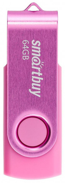 USB-флэш SMARTBUY (SB064GB2TWP) UFD 2.0 064GB Twist Pink розовый