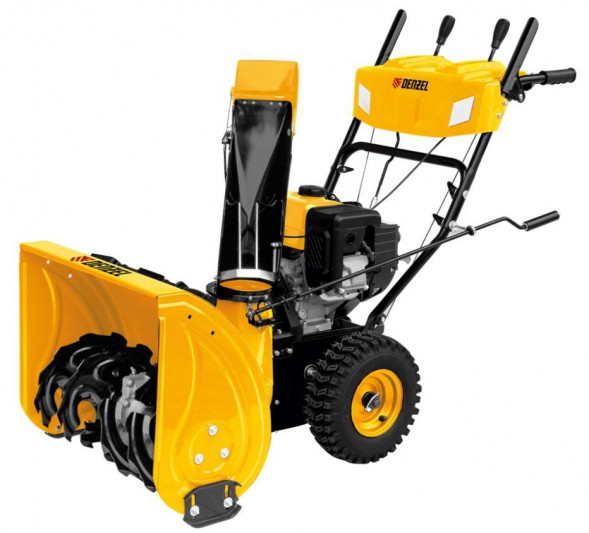 Бензиновый снегоуборщик DENZEL SBM 610S PRO, 212CC, эл.старт, фара, обогрев