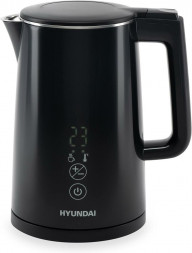 Чайник HYUNDAI HYK-S5509 1.5л. 2200Вт черный (металл/пластик)
