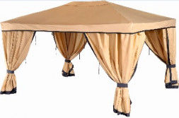 GREEN GLADE Тент садовый 1050 3х4х2,5м полиэстер