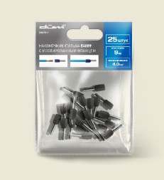 Наконечник-гильза DUWI 26676 1 Наконечник-гильза Е4009 4мм2 с изолированным фланцем