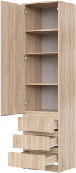 Шкаф-пенал НК-МЕБЕЛЬ STERN шкаф-пенал ШКЯ-1 Дуб Сонома 72678279 (2 кор.)