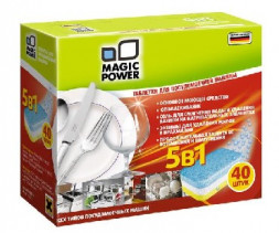 Бытовая химия MAGIC POWER MP-2023 таблетки для посуд.машин 5 в 1 40шт. (2)