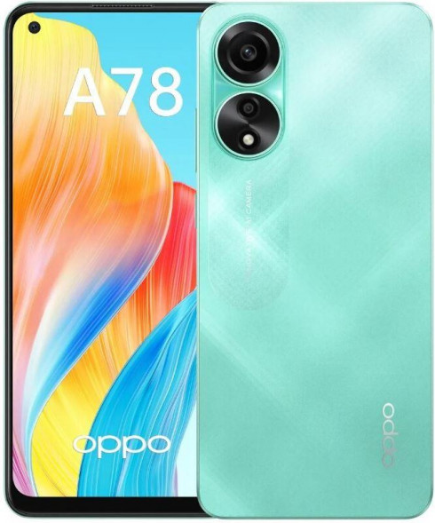 Смартфон OPPO A78 8/256Gb Agua Green (OPP-2565.8-256.GN)
