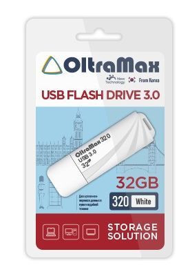 USB флэш-накопитель OLTRAMAX OM-32GB-320-White USB 3.0