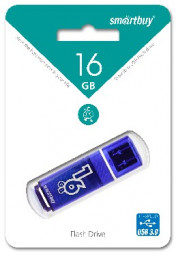 USB флеш SMARTBUY (SB16GBGS-DB) 16GB GLOSSY SERIES DARK BLUE USB 3.0