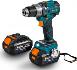 Дрель-шуруповерт аккумуляторная BORT BAB-21U (2x4А.ч)