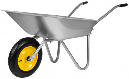 Тачка садовая RUSSIA Тачка, садовая, грузоподъемность 90 кг, объем 65 л 689845