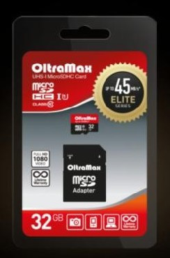 Карта памяти OLTRAMAX OM032GCSDHC10UHS-1-ElU1