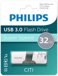 Флеш накопитель PHILIPS CITI3.0 32Gb белый (FM32FD135B/97)