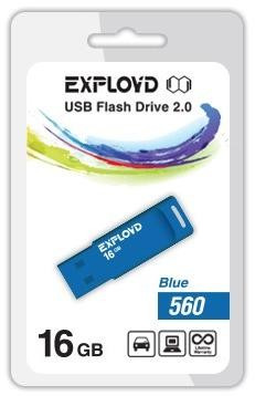 USB флэш-накопитель EXPLOYD 16GB-560-синий