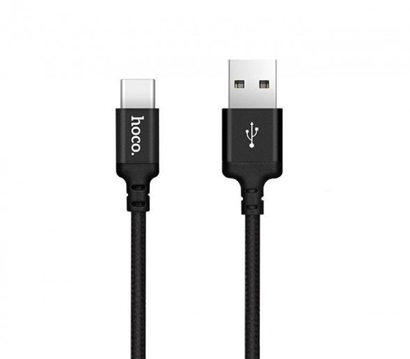 Кабель Type-C HOCO (6957531062929) X14 USB (m)-Type-C (m) 2.0м - черный