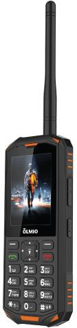Телефон мобильный OLMIO X15 Black-Orange