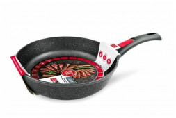 Сковорода НЕВА МЕТАЛЛ ПОСУДА L18026i а/пр литая 26см съемн/руч индукция Гранит 550000525