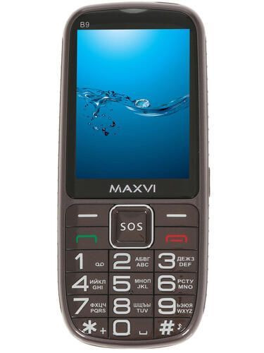 Телефон мобильный MAXVI B9 Brown