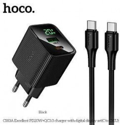 СЗУ HOCO (6942007664547) CS83Aaa Black HOCO (6942007664547) CS83Aaa Black