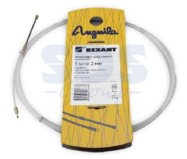 Протяжка REXANT (27-1105) протяжка, нейлон, 5м, D=3мм