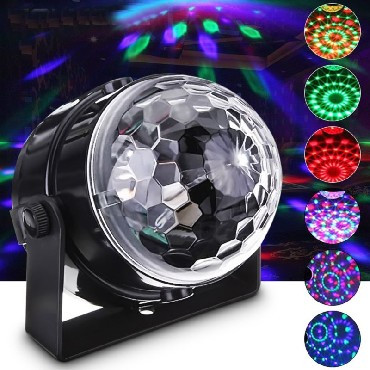 свет для дискотек СТАРТ (12321) LED DISCO RGB TL/MP3 (диско-шар)