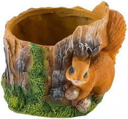 PARK Кашпо Белочка на пне (169443)