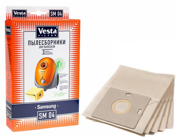 Пылесборники VESTA FILTER SM-04 компл. 5шт.