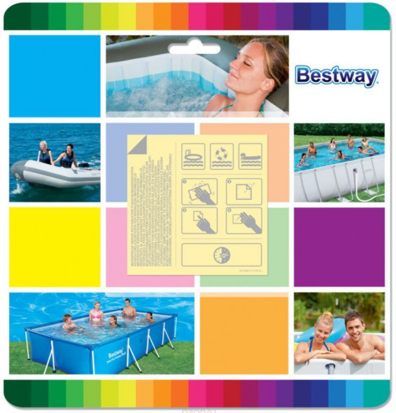 Ремонтный набор BESTWAY Ремонтный набор, водостойкий, 10 шт., 62091