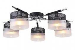 Светильник ESCADA 675/5S E14*40W BLACK/WHITE