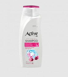Шампунь укрепляющий ACTIVE Шампунь укрепляющий, защита от выпадения волос CARE &amp; BEAUTY. С корнем женьшеня, цветком гибискуса и витамином B6, 350 мл (512102056)