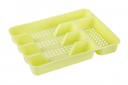 Лоток для столовых приборов АЛЬТЕРНАТИВА М7079 Капелька (бежевый)