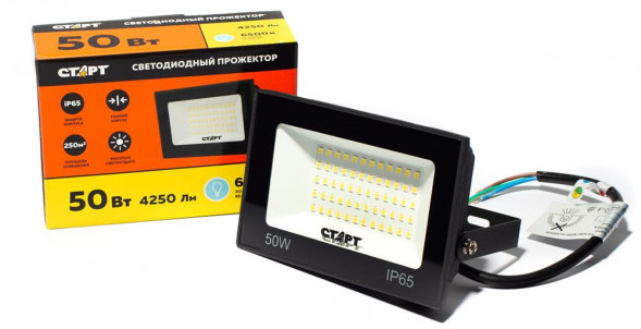 Светодиодный прожектор СТАРТ (19376) LED FL 50W65 N