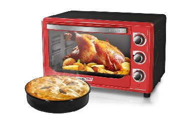 Духовка CENTEK CT-1538-50 красный 50л
