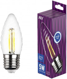 Лампа filament REV 32490 4 TC37 5Вт E27 4000K
