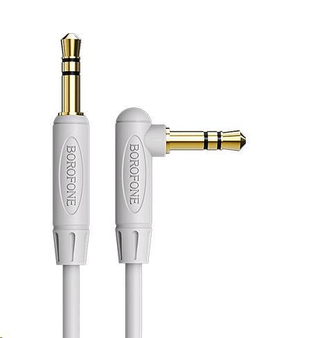 Кабель AUX BOROFONE (6931474714015) BL4 3.5mm-3.5mm 1M серый