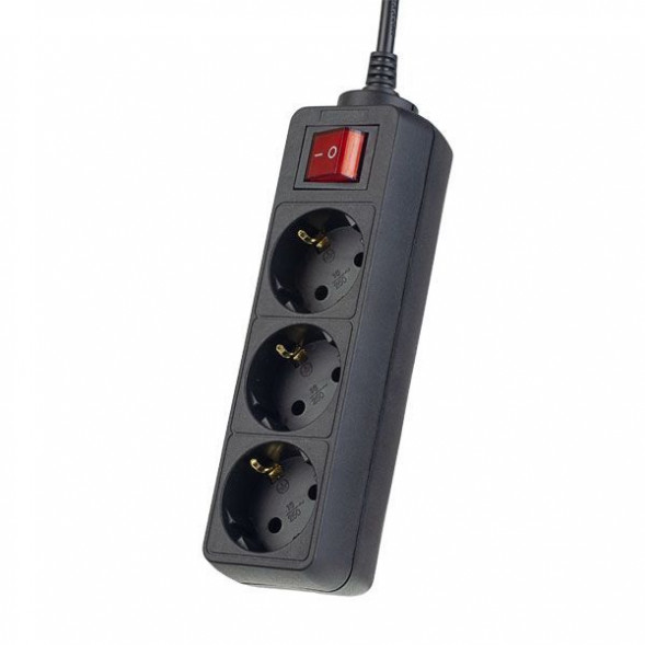 Удлинитель PERFEO (PF_A4676) &quot;POWERMATE&quot; - 3 роз - 1,8м - черный