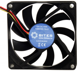 вентилятор 5BITES FB8015S-12L3 80X15 / SLEEVE / 2000RPM / 3P