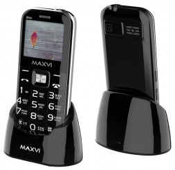 Телефон мобильный MAXVI B6ds Black