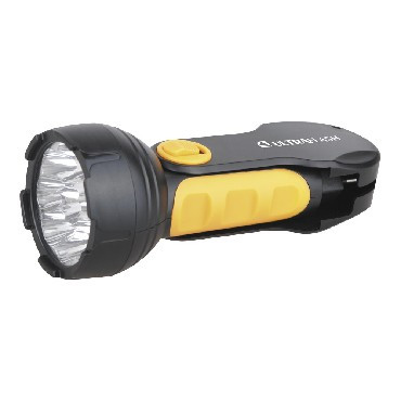 Светодиодный фонарь ULTRAFLASH (10794) LED3816 Аккумуляторный фонарь черный/желтый