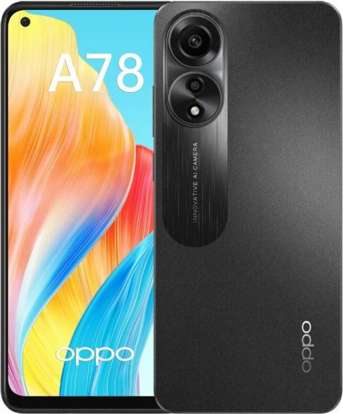 Смартфон OPPO A78 8/256Gb Mist Black (OPP-2565.8-256.BK)