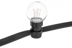 Электрогирлянда NEON-NIGHT (331-326) ''Белт-Лайт'' 10 м, черный каучук, 30 ламп, цвет Теплый белый, IP65, соединяется