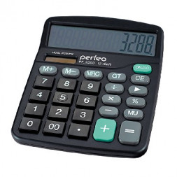 калькулятор PERFEO (PF-3288) бухгалтерский 12-разр., GT, черный