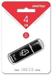 USB флеш SMARTBUY (SB4GBGS-K) 4GB GLOSSY SERIES BLACK