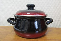 Кастрюля ЛЫСЬВА 3910АП2/3 Южанка, эмал. 2,0л