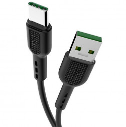 Кабель Type-C HOCO (6931474706119) X33A USB (m) - Type-C (m) 1.0m - черный