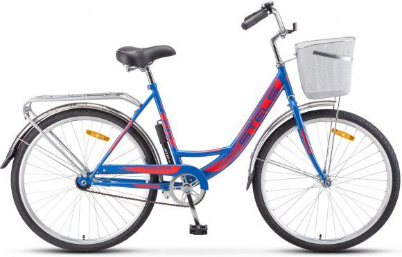 Велосипед STELS Navigator-245 C 26 *LU093460 *X0000000780*(19 Синий)+ корзина