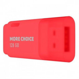 флэш-накопитель MORE CHOICE (4610196407482) MF128 USB 128GB 2.0 Red