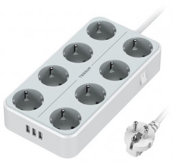 Сетевой фильтр TESSAN TS-304 серый